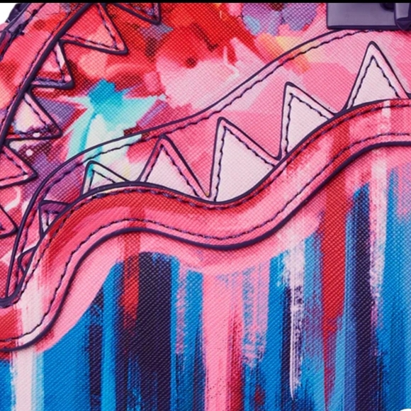 Sprayground Floral Botanica Shark Handbag - Picture 5 of 15